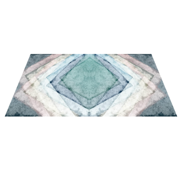 Marmeren vinyl tapijt marble symmetry - TenStickers