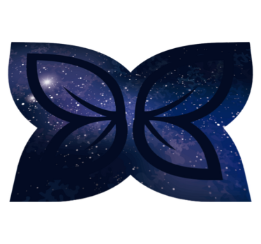 Kosmisch vlindersilhouet vinyl tapijt textuur - TenStickers