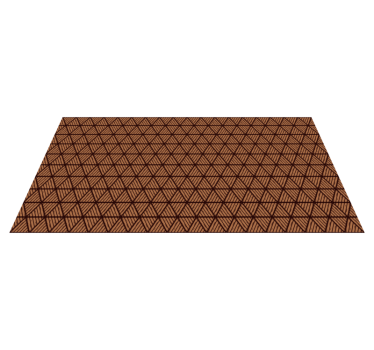 Geometrisch gestructureerd oppervlak vinyl tapijt textuur - TenStickers