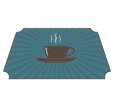 Stomende koffie vinyl tapijt zinnen en teksten - TenStickers