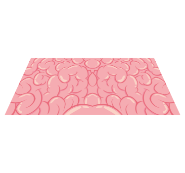 Abstracte rondingen vinyl tapijt textuur - TenStickers