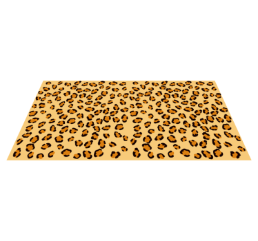 Luipaardvlekken vinyl vloerkleed dierenprint - TenStickers