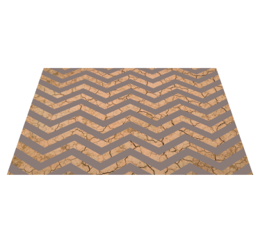 Chevron gebarsten structuur vinyl tapijt textuur - TenStickers