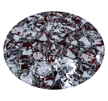 Kristal edelsteen vinyl tapijt andere textuur - TenStickers