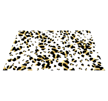 Luipaardpatroon elegantie vinyl vloerkleed dierenprint - TenStickers