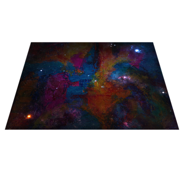 Kosmisch ruimteontwerp vinyl tapijt sterren - TenStickers