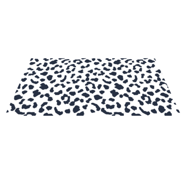Vinyl vloerkleed dierenprint luipaardvlekkenprint - TenStickers