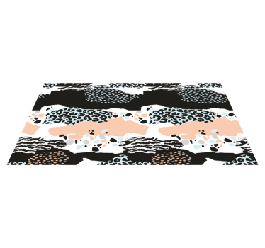 Strak luipaardpatroon vinyl vloerkleed dierenprint - TenStickers