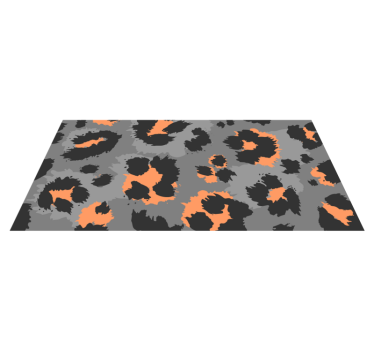 Opvallend cheetahpatroon vinyl vloerkleed dierenprint - TenStickers