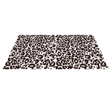 Luipaardstreepmotief vinyl vloerkleed dierenprint - TenStickers
