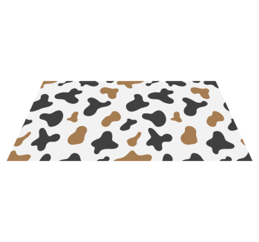 Koeienhuid print vinyl vloerkleed dierenprint - TenStickers