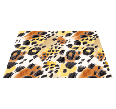 Stijlvol patroon vinyl vloerkleed dierenprint - TenStickers