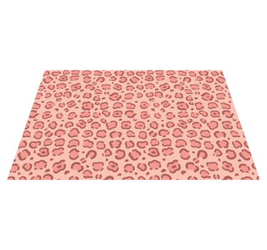 Luipaardstippen vinyl vloerkleed dierenprint - TenStickers