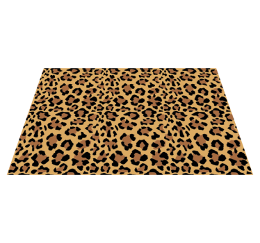 Luipaardpatroon vinyl vloerkleed dierenprint - TenStickers