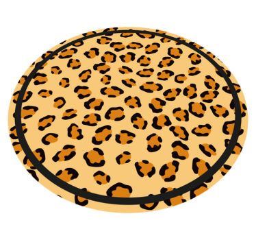Klassiek luipaardmotief vinyl vloerkleed dierenprint - TenStickers