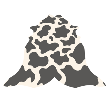Koeienhuid concept vinyl vloerkleed dierenprint - TenStickers
