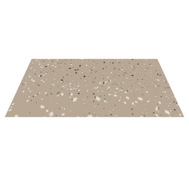 Neutraal terrazzopatroon marmeren vinyl tapijt - TenStickers