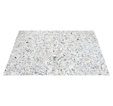 Grijs terrazzo vloerkleed - TenStickers