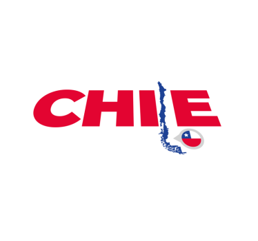 Chileense kaart vinyl tapijt zinnen en teksten - TenStickers