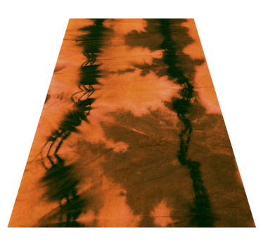 Kleurrijke tie-dye vinyl tapijt andere textuur - TenStickers
