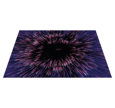 Dynamisch burst-effect vinyl tapijt andere textuur - TenStickers