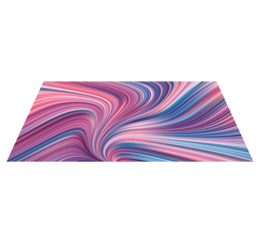 Draaiende tintcorrespondenten vinyl tapijt andere textuur - TenStickers