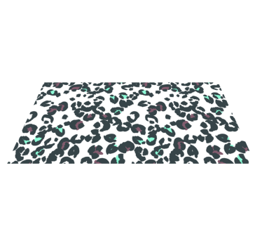 Luipaardpatroon stijl vinyl vloerkleed dierenprint - TenStickers