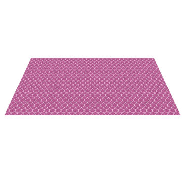 Vinyl vloerkleed dierenprint kleine roze zeemeermin schubben - TenStickers
