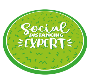Vinyl tapijt wereldkaart afstandsmaatregelen expert - TenStickers