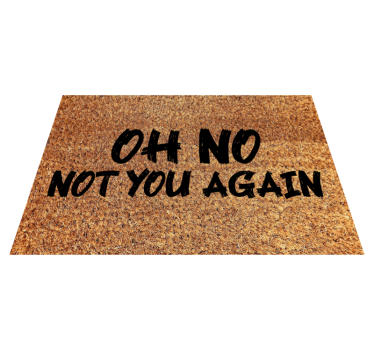 Oh nee, niet weer vinyl tapijt zinnen en teksten - TenStickers