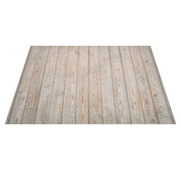 Lichtbruine planken vinyl tapijt houtstructuur - TenStickers