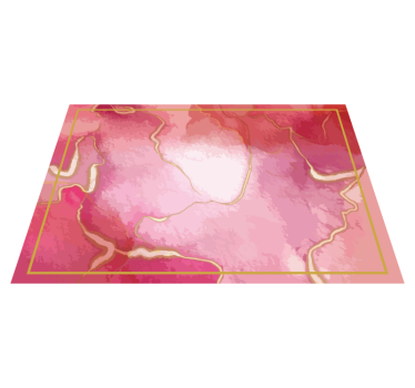 Roze tinten elegantie marmeren vinyl tapijt - TenStickers