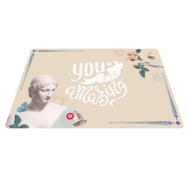 Jij bent geweldig vinyl tapijt zinnen en teksten - TenStickers