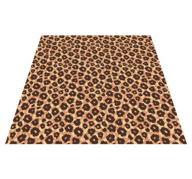 Luipaardpatroonmix vinyl vloerkleed dierenprint - TenStickers