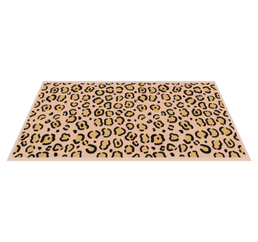Luipaardpatroon spelen vinyl vloerkleed dierenprint - TenStickers