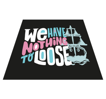 Wij hebben losse vinyl tapijt zinnen en teksten - TenStickers