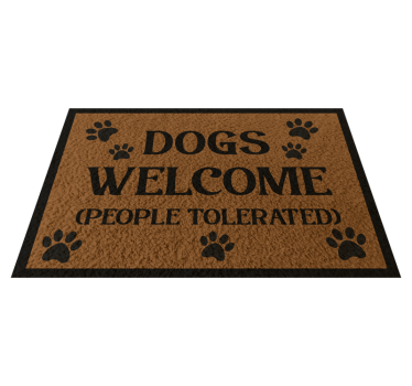 Deurmat hond - TenStickers