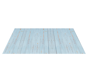 Vinyl tapijt met blauw houtpatroon - TenStickers