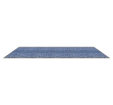 Vintage blauw vinyl tapijt - TenStickers