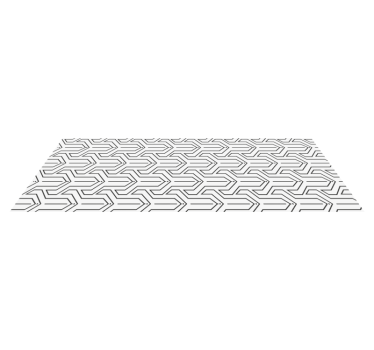 Vinyl tapijt met geometrisch patroon - TenStickers