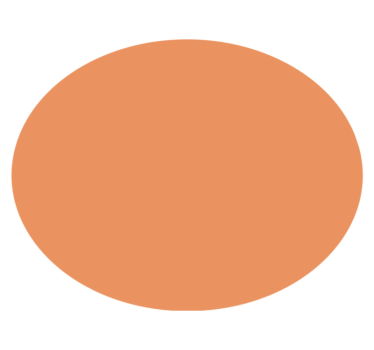 Apricot crush vinyl tapijt rond - TenStickers
