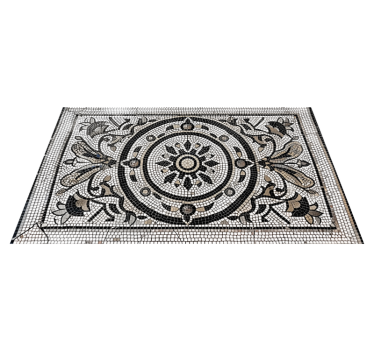 Art nouveau-ontwerp vinyl tapijt eetkamer - TenStickers