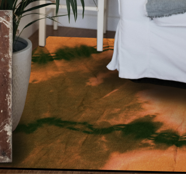 Kleurrijke tie-dye vinyl tapijt andere textuur - TenStickers