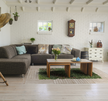 Grote verticale tuin vinyl tapijt - TenStickers