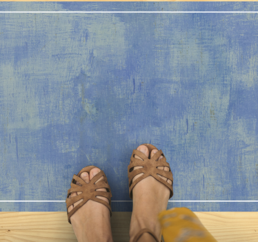Blauw gestructureerd oppervlak vinyl tapijt textuur - TenStickers