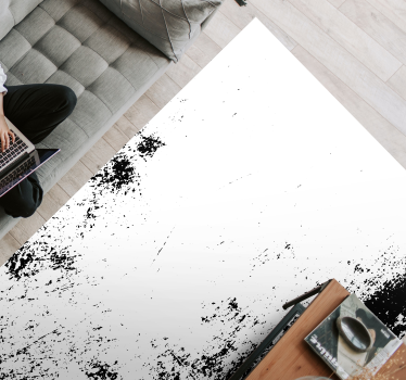 Contrasterende grunge-stijl vinyl tapijt textuur - TenStickers
