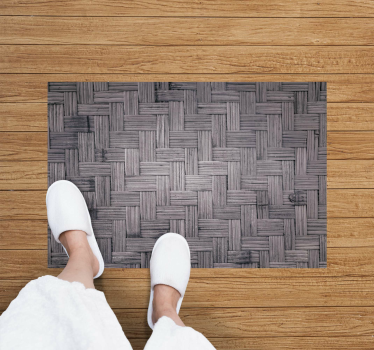 Geweven structuurdetail vinyl tapijt textuur - TenStickers