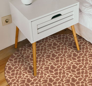 Giraffenpatroon vinyl vloerkleed dierenprint - TenStickers