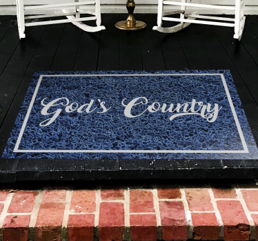 Gods landzin vinyl tapijt zinnen en teksten - TenStickers