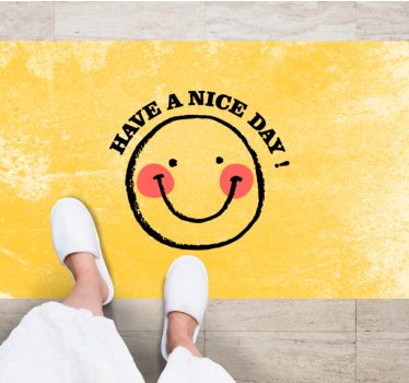 Prettige dag! vinyl tapijt zinnen en teksten - TenStickers
